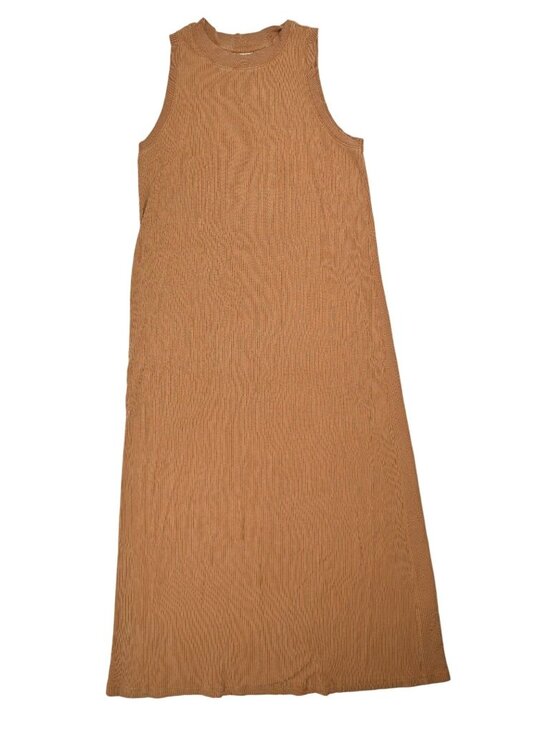 Richer Poorer Dresses & Skirts - Richer Poorer Vintage Column Rib Dress in Brown